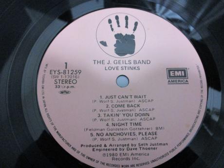 J. Geils Band Love Stinks Japan Orig. LP OBI