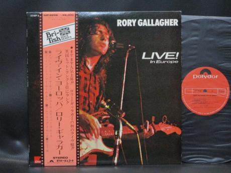 Rory Gallagher Live in Europe Japan Orig. LP OBI