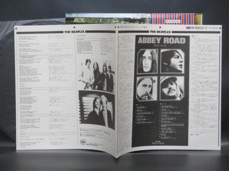 Beatles Abbey Road Japan Flag ED LP OBI INSERT
