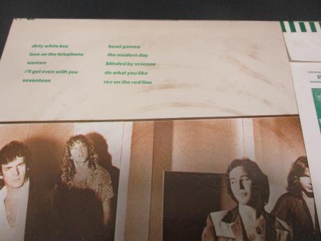 Foreigner Head Games Japan Orig. PROMO LP OBI WHITE LABEL