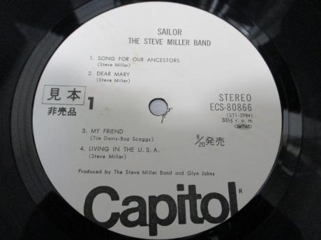 Steve Miller Band Sailor Japan PROMO LP OBI WHITE LABEL