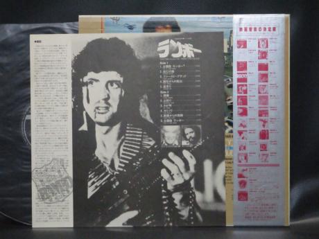 Jerry Goldsmith Rambo OST First BloodJapan Orig. LP OBI DIF COVER