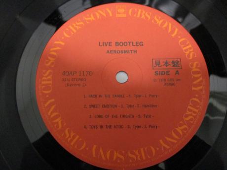 Aerosmith Live Bootleg Japan Orig. PROMO 2LP OBI RARE POSTER