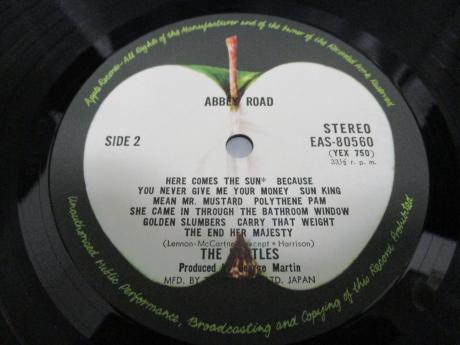 Beatles Abbey Road Japan Flag ED LP OBI INSERT