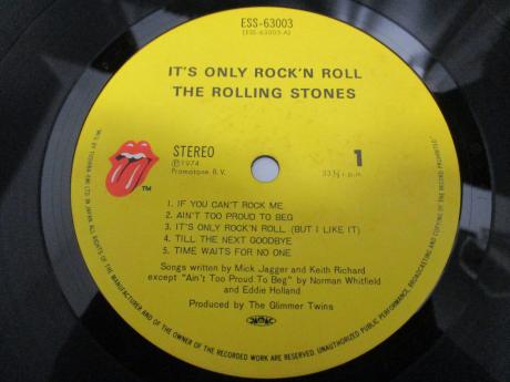 Rolling Stones It’s Only Rock’n Roll Japan Rare LP GREEN OBI
