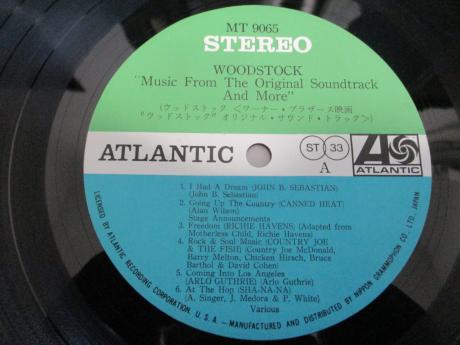 Jimi Hendrix Jeffer Airplane VA Woodstock OST Japan Orig. 3LP OBI COMPLETE