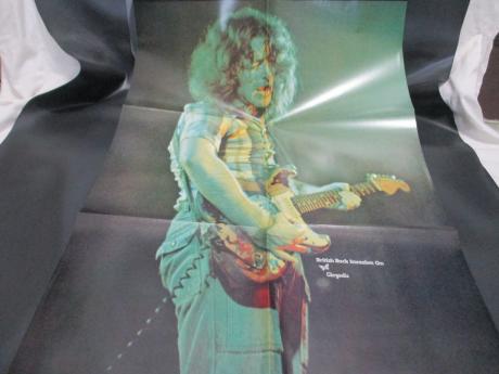 Rory Gallagher Against the Grain Japan Orig. LP OBI BIG POSTER
