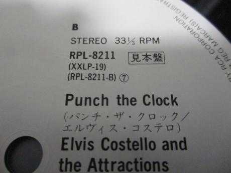 Elvis Costello And The Attractions Punch The Clock Japan Orig. PROMO LP OBI