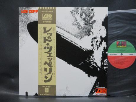 Led Zeppelin 1st Same Title Japan Rare LP OBI BIG POSTER