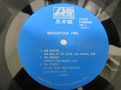 Jimi Hendrix V. A. Woodstock Two Japan Orig. PROMO 2LP BLUE LABELS
