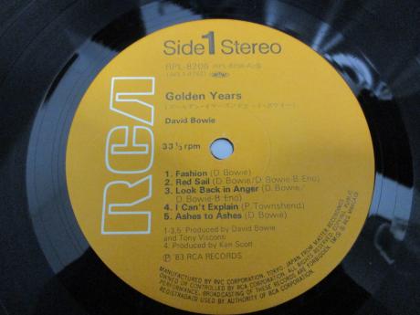 David Bowie Golden Years Japan Orig. LP OBI INSERT