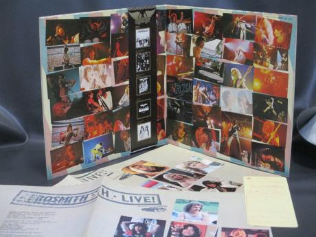 Aerosmith Live Bootleg Japan Orig. PROMO 2LP OBI RARE POSTER