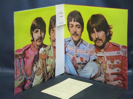 Beatles Sgt Pepper’s Lonely Hearts Japan Apple 1st Press LP OBI INSERT