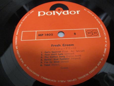 Cream Fresh Cream Japan Early Press LP GREEN OBI