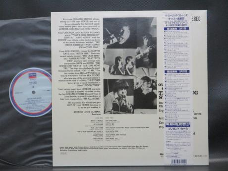 Rolling Stones Out of Our Heads Japan 25th Anniv LP OBI