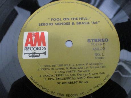 Sergio Mendes & Brasil '66 Fool On The Hill Japan Orig. LP OBI
