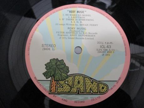 Roxy Music 1st Same Title Japan Orig. LP OBI INSERT
