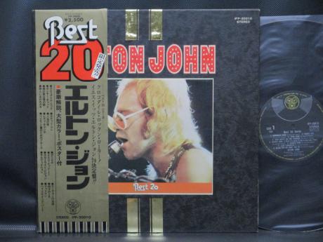 Elton John Best 20 Japan Only LTD LP OBI RARE BIG POSTER