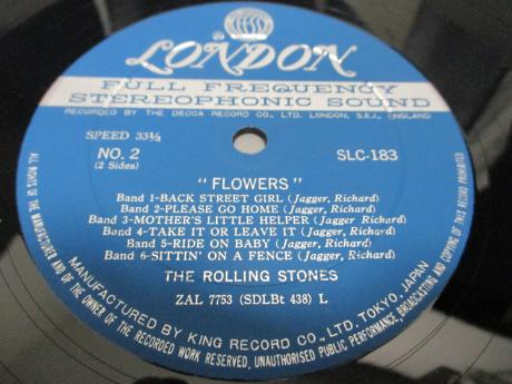 Rolling Stones Flowers Japan Orig. LP G/F DIF COVER