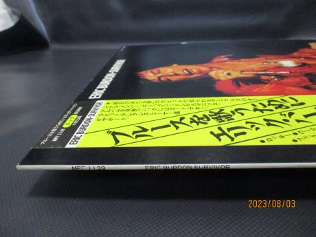 Animals Eric Burdon Survivor Japan Orig. PROMO LP OBI WHITE LABEL