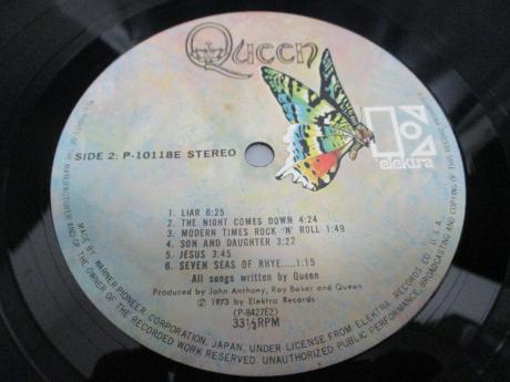 Queen 1st Same Title Japan Early Press LP OBI