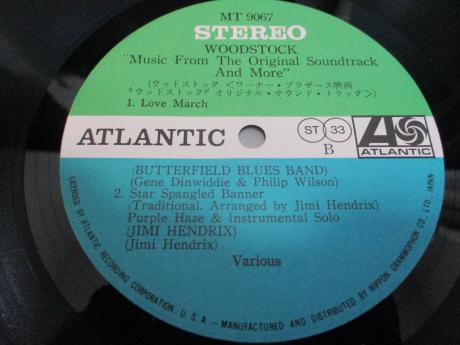 Jimi Hendrix Jeffer Airplane VA Woodstock OST Japan Orig. 3LP OBI COMPLETE