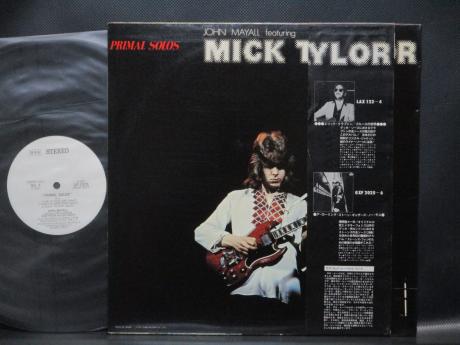 John Mayall feat Eric Clapton & Mick Taylor Primal Solos Japan Orig. PROMO LP OBI DIF COVER