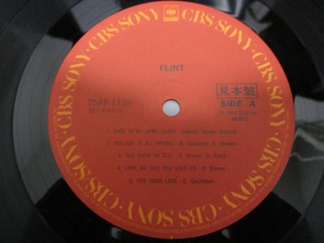 Grand Funk Railroad Flint Same Title Japan Orig. PROMO LP OBI