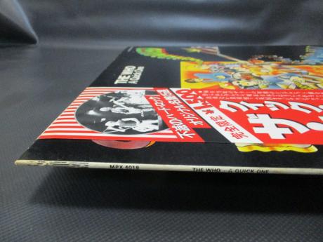WHO A Quick One Japan LTD LP RED OBI INSERT