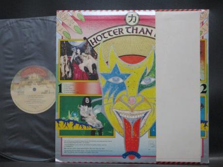Kiss Hotter Than Hell Japan Rare LP OBI INSERT