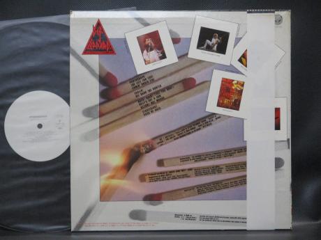 Def Leppard Pyromania Japan Orig. PROMO LP OBI WHITE LABEL