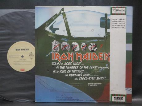 Iron Maiden Aces High Japan Orig. 5 Track 12” OBI INSERT