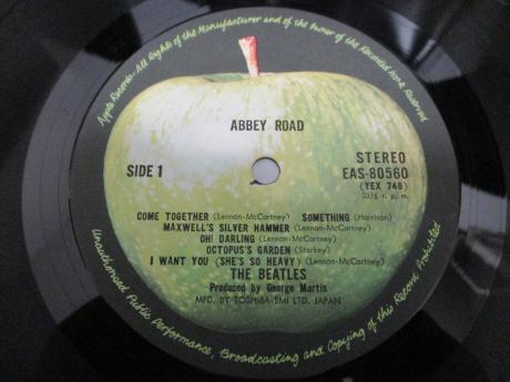 Beatles Abbey Road Japan Flag ED LP OBI INSERT