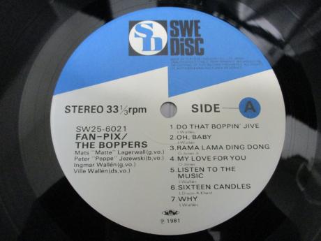 Boppers Fan-Pix Japan Orig. LP OBI DIF COVER