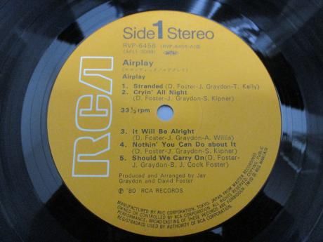 David Foster Airplay 1st Same Title Japan Orig. LP OBI