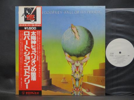 The Enid Robert John Godfrey Fall Of Hyperion Japan Orig. PROMO LP OBI WHITE LABEL