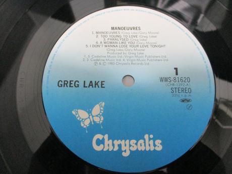 ELP Greg Lake Manoeuvres Japan Orig. LP OBI INSERT