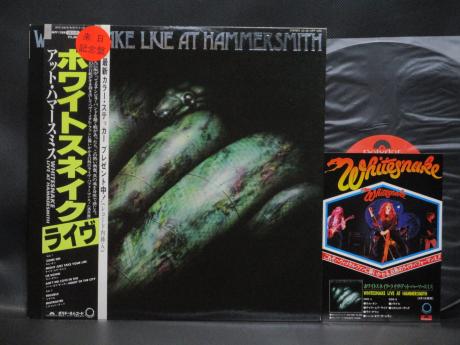 Whitesnake Live At Hammersmith Japan ONLY LP OBI RARE STICKER