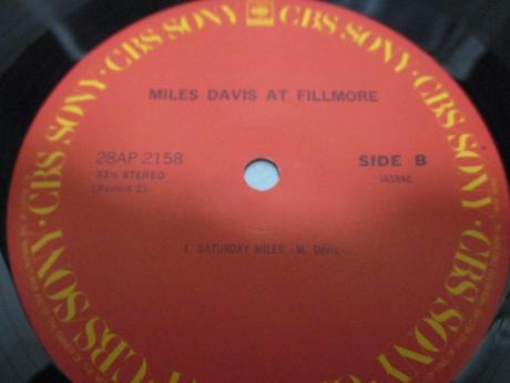 Miles Davis At Fillmore Japan LTD 2LP CAP OBI SHRINK