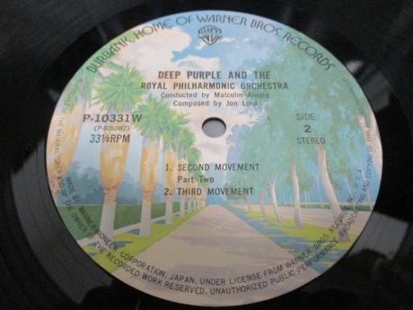 Deep Purple Royal Philharmonic Orchestra Japan Rare LP PURPLE OBI