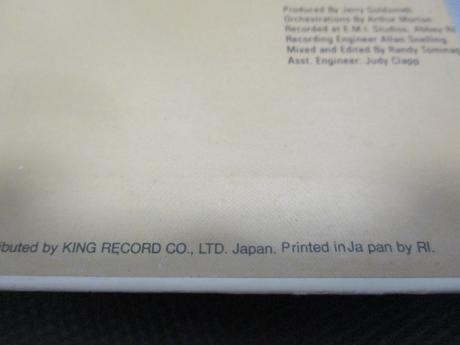 Jerry Goldsmith Rambo OST First BloodJapan Orig. LP OBI DIF COVER