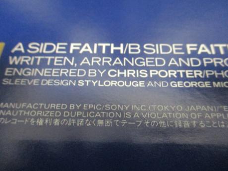 Wham! George Michael Faith Japan Orig. 3 Track 12” CAP OBI