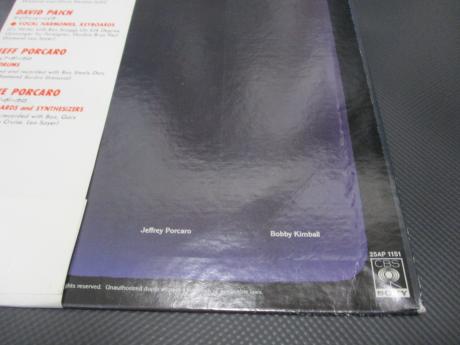 TOTO 1st Same Title Japan Orig. LP OBI INSERT