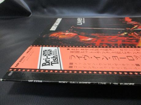 Rory Gallagher Live in Europe Japan Orig. LP OBI
