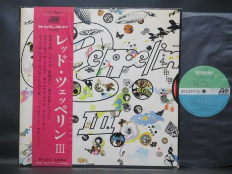 Led Zeppelin 3rd III Japan Orig. LP OBI GRAMMOPHON