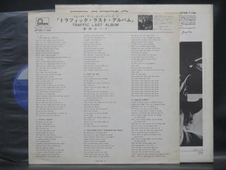 Traffic ( Second ) Last Album Japan Orig. LP DIF INSERT