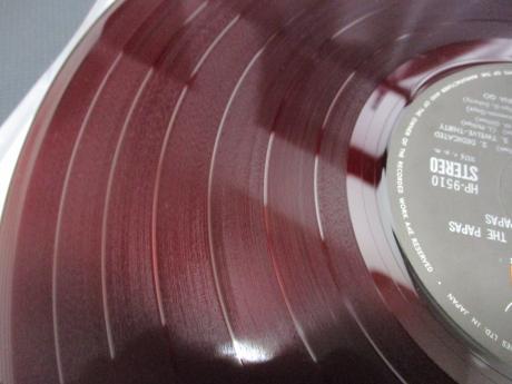 Mamas & Papas Best Of Japan ONLY COMPILATION LP RED WAX