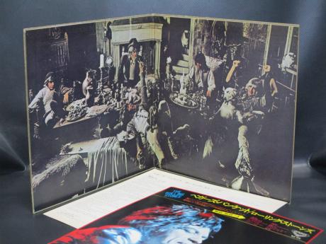 Rolling Stones Beggars Banquet Japan Early Press LP BIG COVER OBI