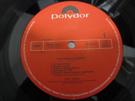 Roxy Music For Your Pleasure Japan LTD LP GOLD OBI