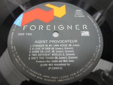 Foreigner Agent Provocateur Japan Orig. LP OBI